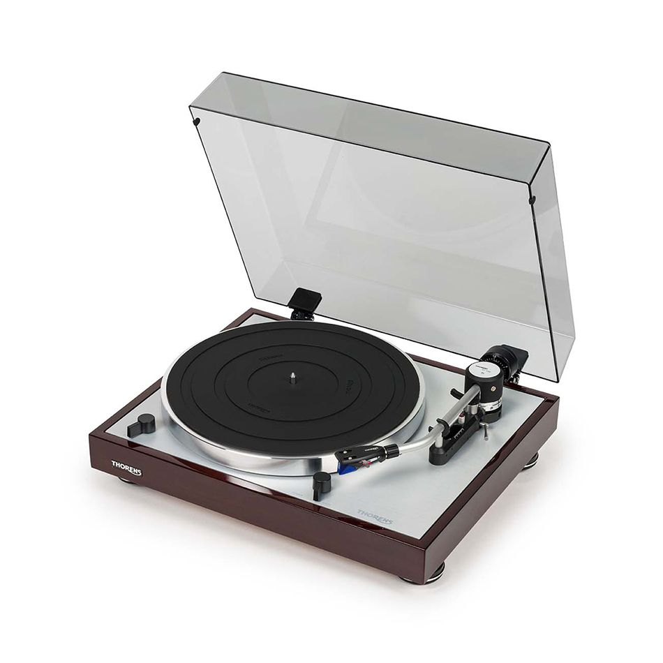 Проигрыватель Thorens TD-403 DD с прямым приводом и картриджем Ortofon 2M Blue, ореховый - фото