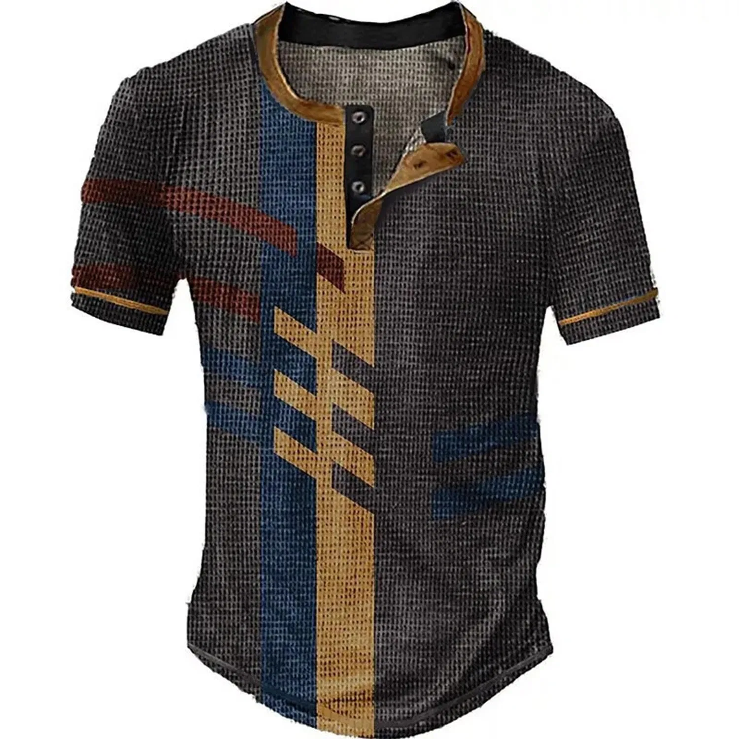 Мужская футболка свободного кроя с принтом Retro Tees, Grigio Scuro