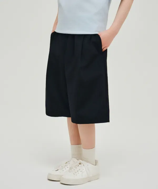 Шорты бермуды Cool Touch, одношовные, Musinsa Standard Kids, черный