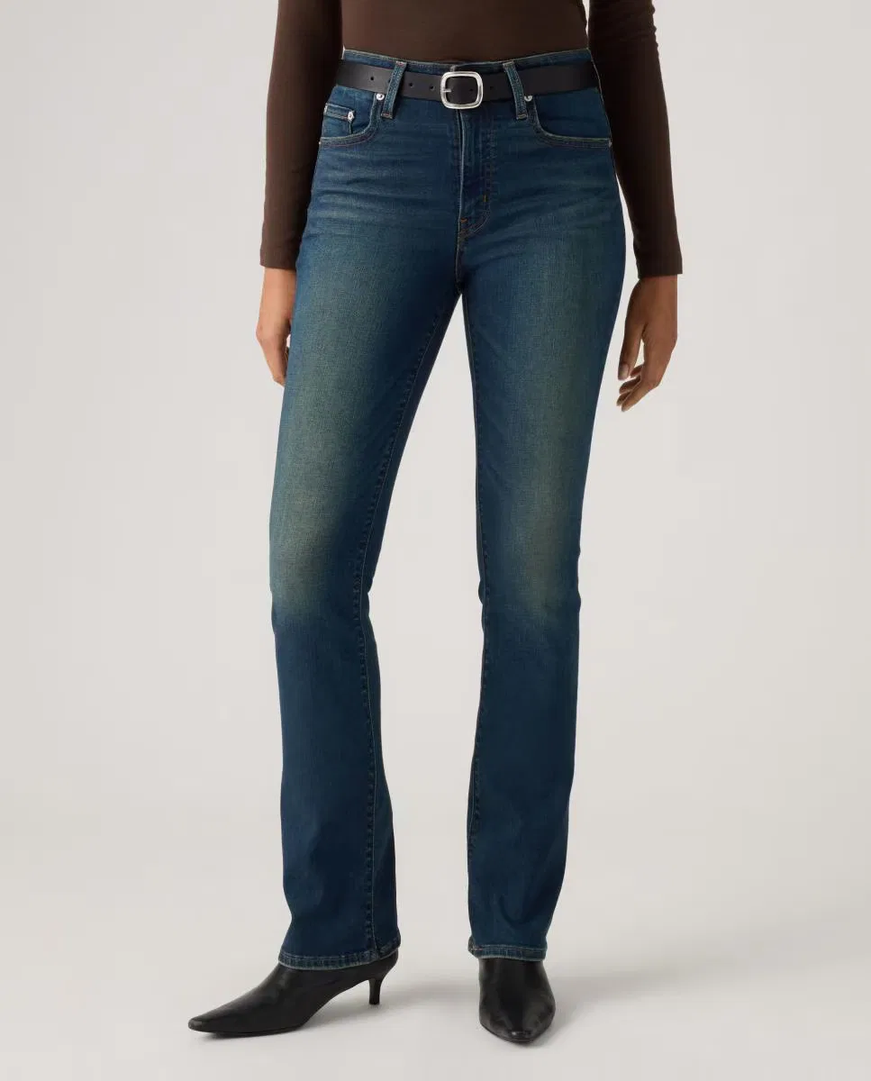 Женский джинсы-клеш, Vaquero Campana 725 High Rise Bootcut Tiro Alto, Levi's, темно-синий — фото 3