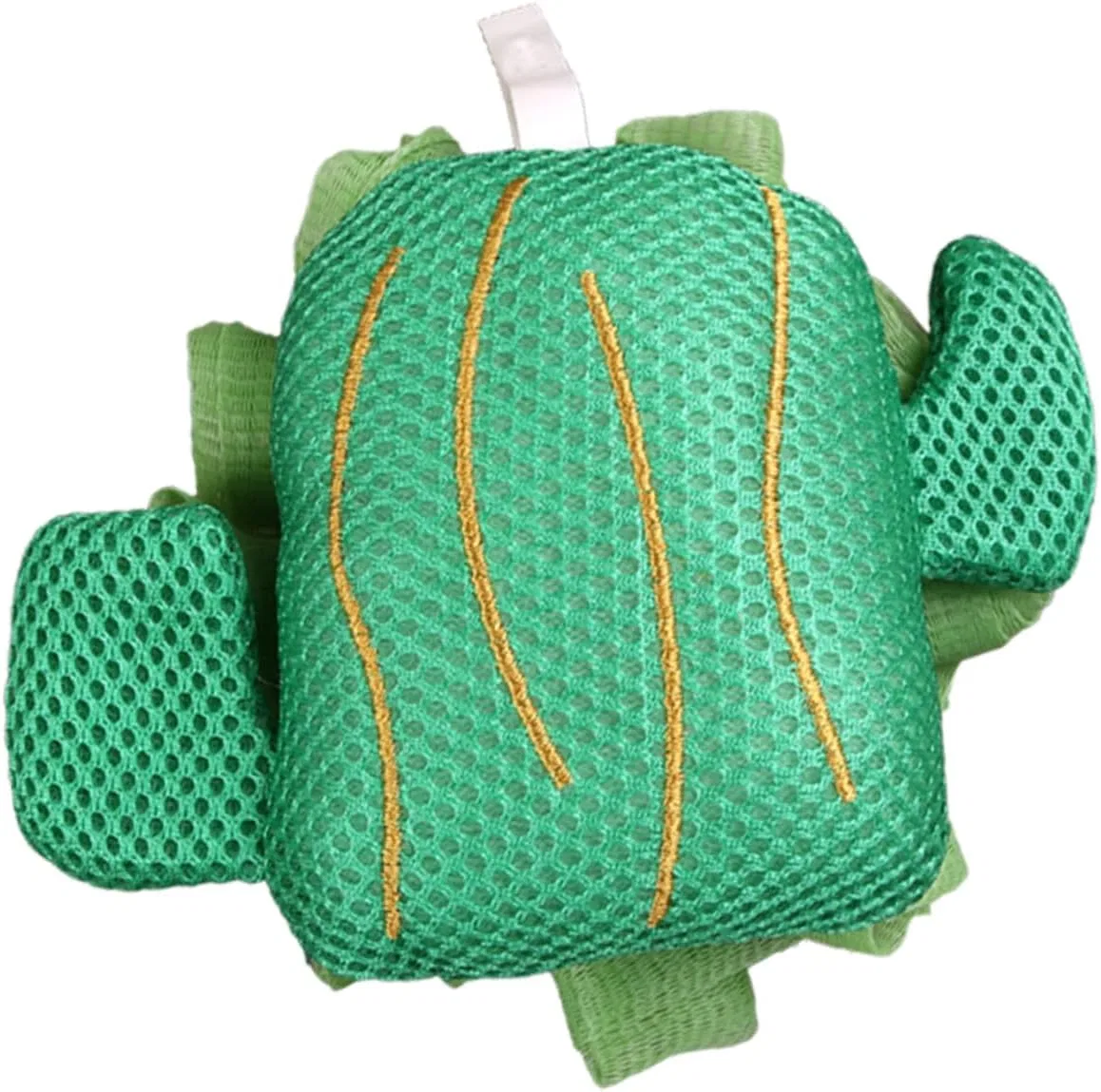 Мочалка для тела, Mesh, Beatifufu, 1 шт., 12x12x7 см, Green