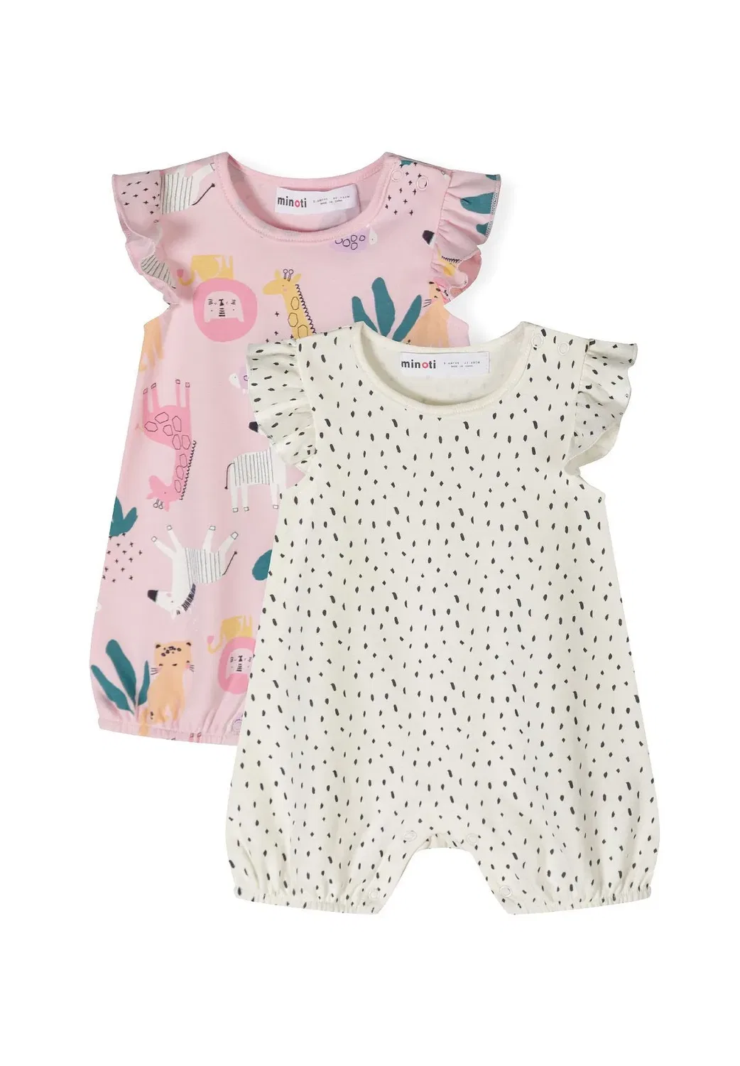 Комплект боди-комбинезонов 2 шт. 24babypack22 Minoti, белый