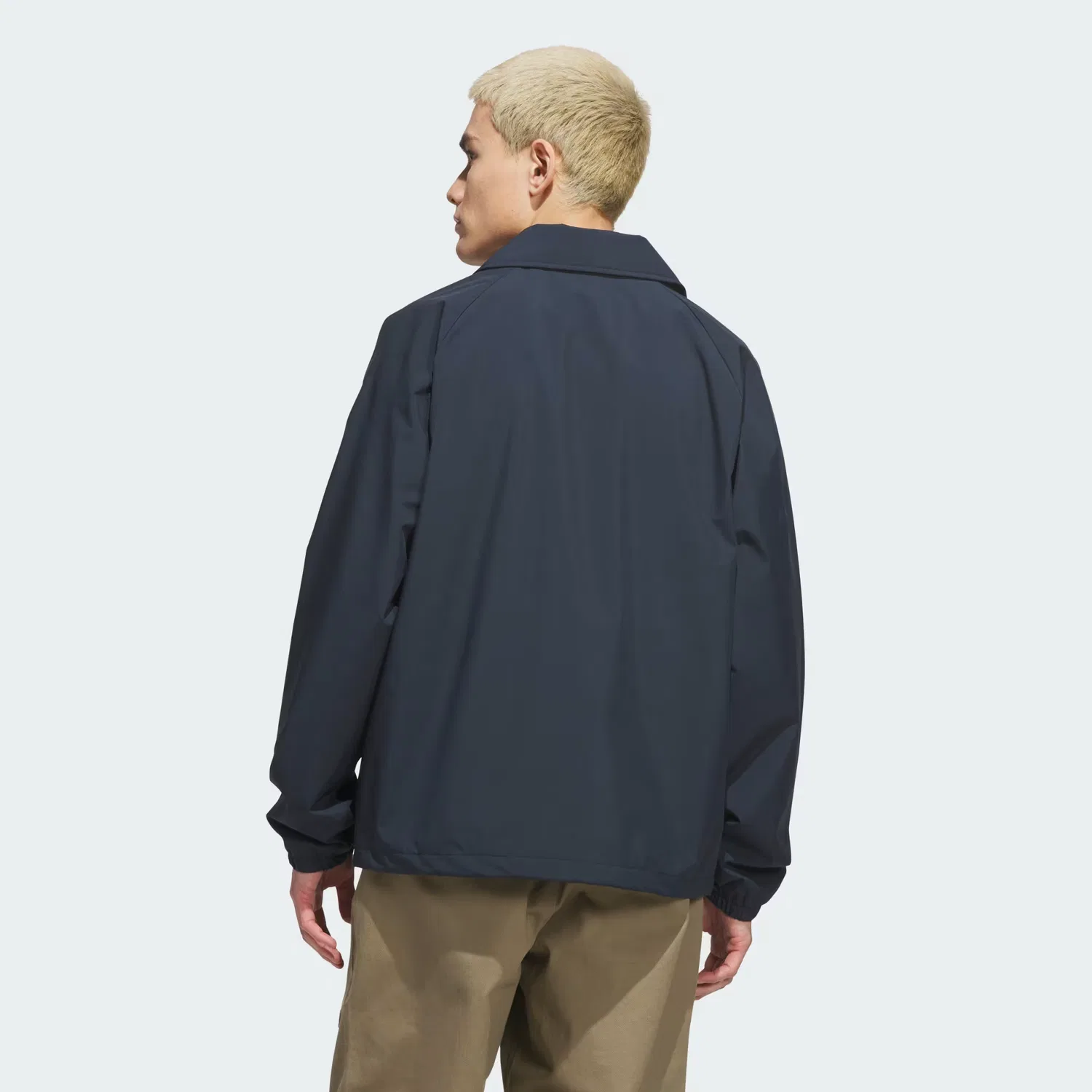 Куртка-тренер для скейтбординга свободного кроя Adidas Originals, Aurora Ink/Khaki Three — фото 4