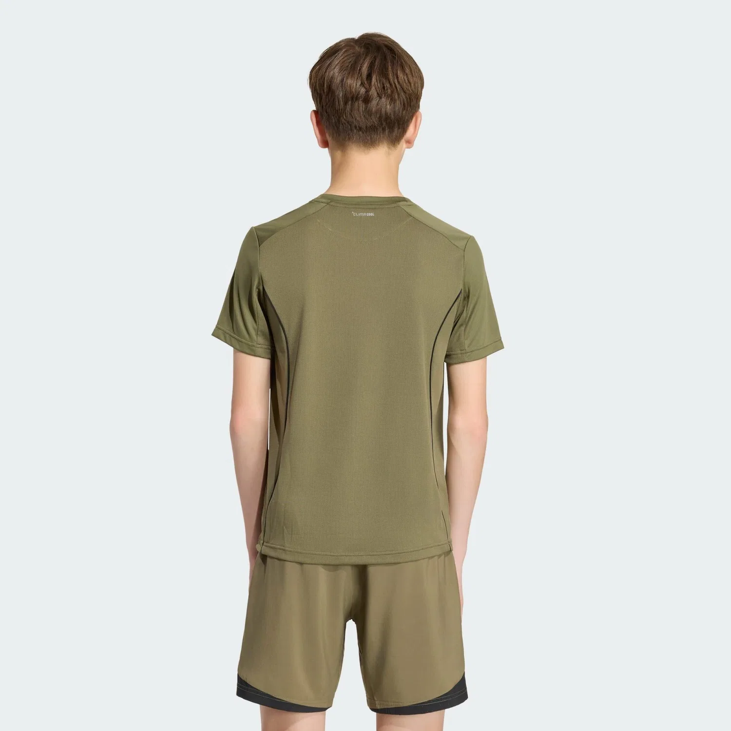 Детская футболка с технологией Climacool Tech Apparel Adidas, Цвет: Khakibeige / Silber — фото 3