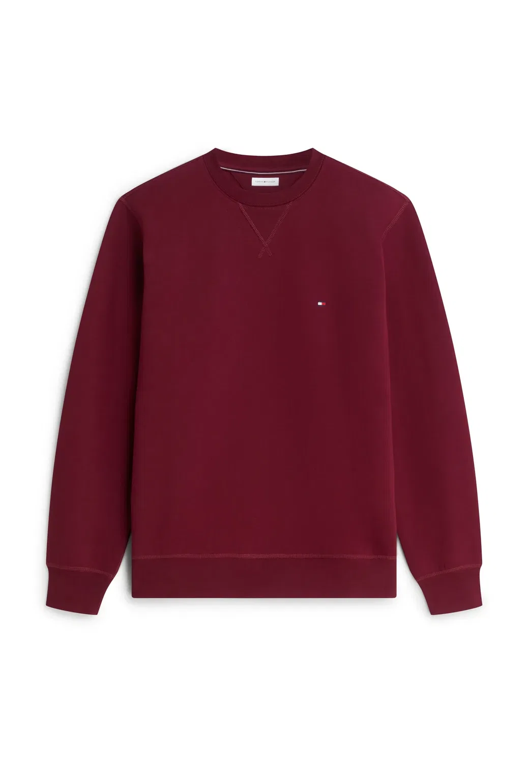 Сезонная толстовка с круглым вырезом Tommy Hilfiger, Burgundy — фото 4