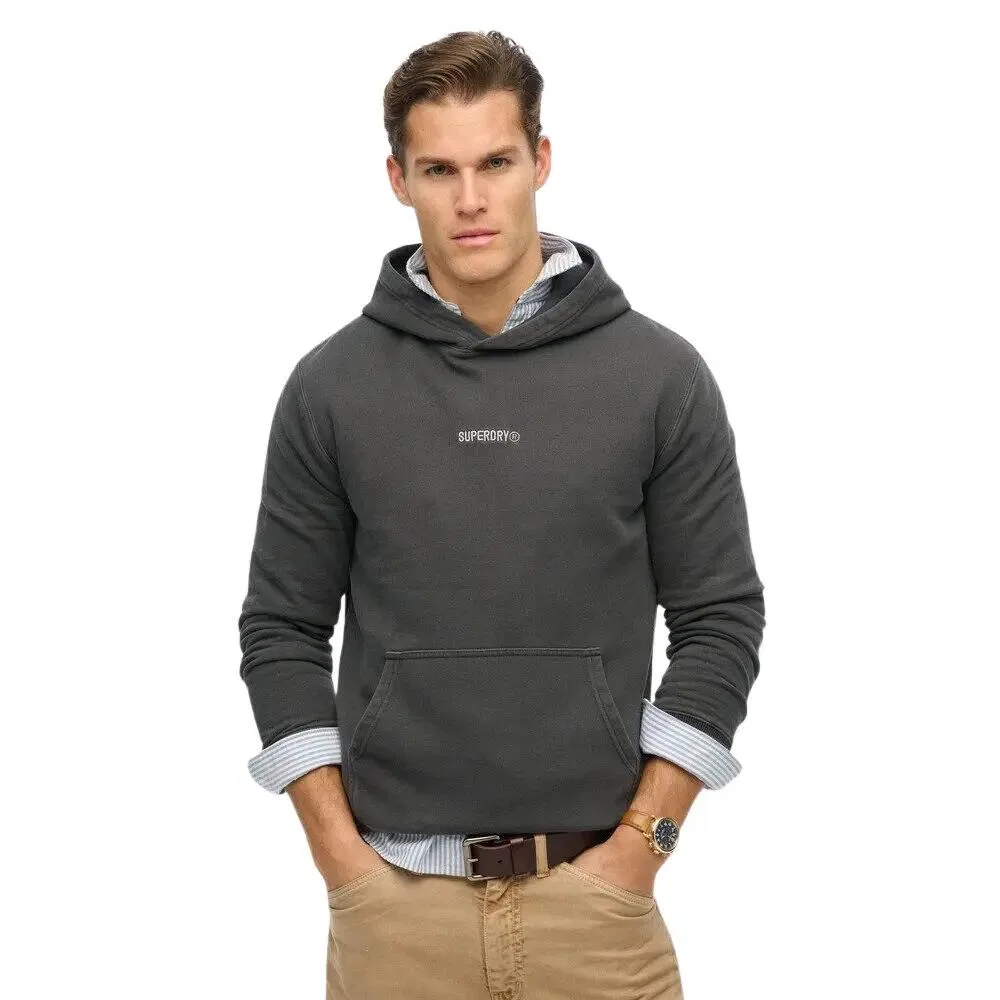 Мужское худи с длинным рукавом Superdry, Schwarz