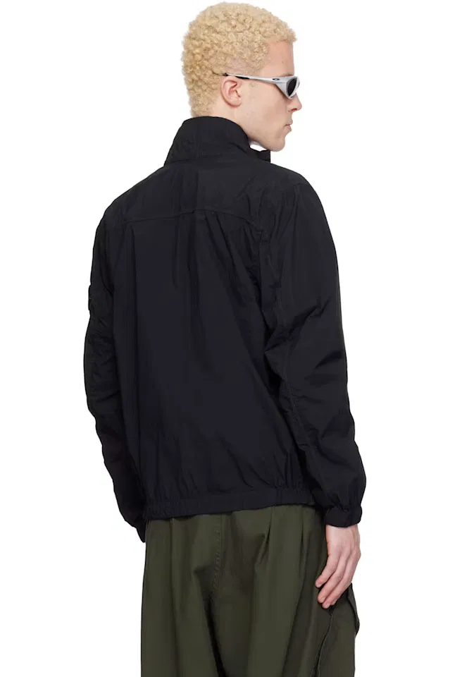 Черная куртка из нейлона smerigliato-tc Stone Island — фото 3
