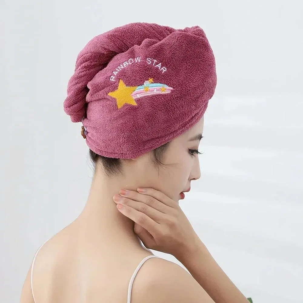 Шапочка для душа XIANGKANXUE, размер 25 x 65 см, Purple — фото 3