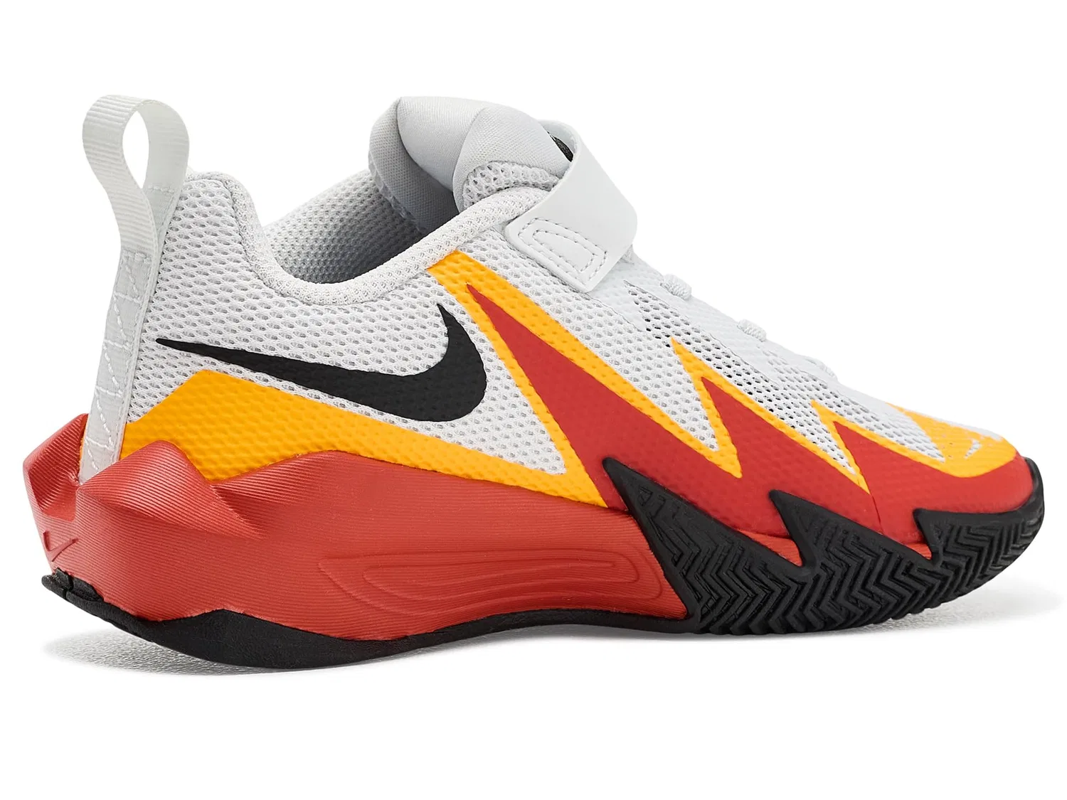 Кроссовки S.T. Dynamite (для маленьких детей) Nike Kids, Off White/Black/Picante Red/Current Blue/Laser Orange/Barely Vol — фото 4
