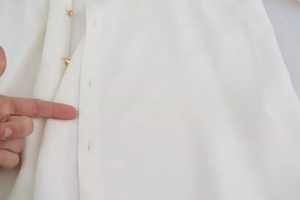 Женская блузка с длинным рукавом Ascot Collar Dolce & Gabbana, Off White — фото 3