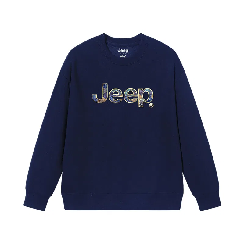 Детский свитшот с круглым вырезом Grade School Jeep, Navy