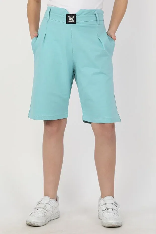 Детское капри для девочек с карманами Sportswear Asyakids Club, Green — фото 2