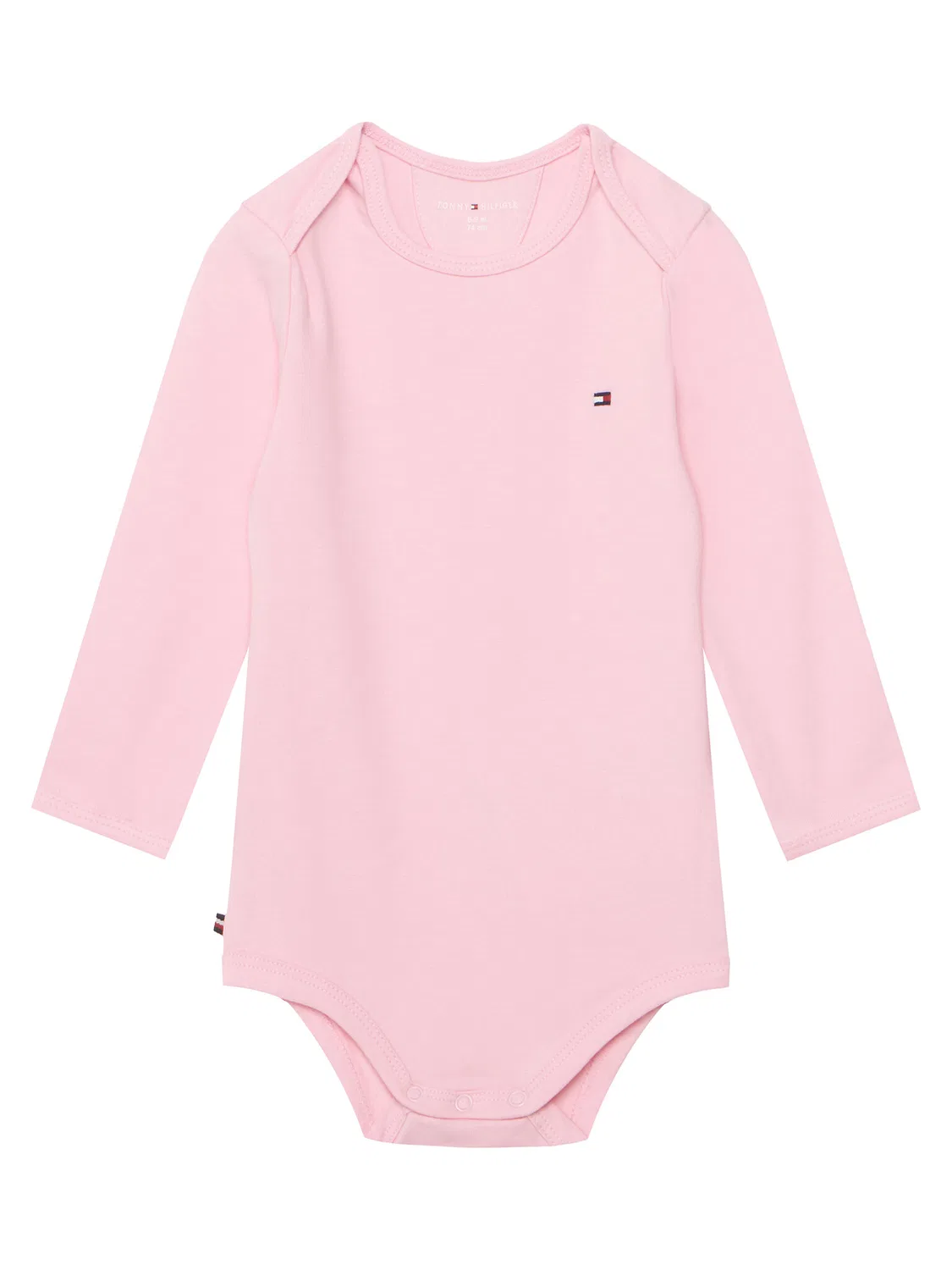 Комплект детского боди для девочки Pack Seasonal Body Ls Giftbox Tommy Hilfiger, светло-розовый — фото 2