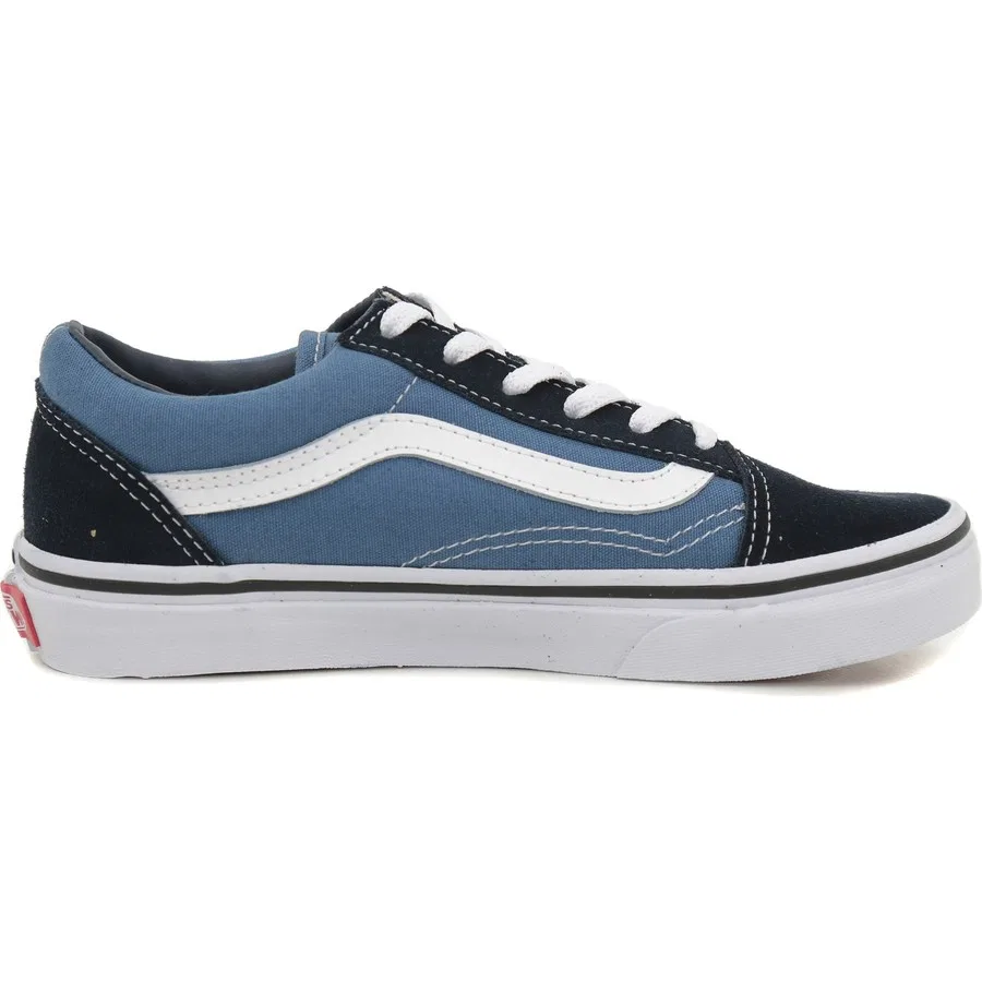 Детские повседневные кроссовки Old Skool Vans, Синий — фото 4