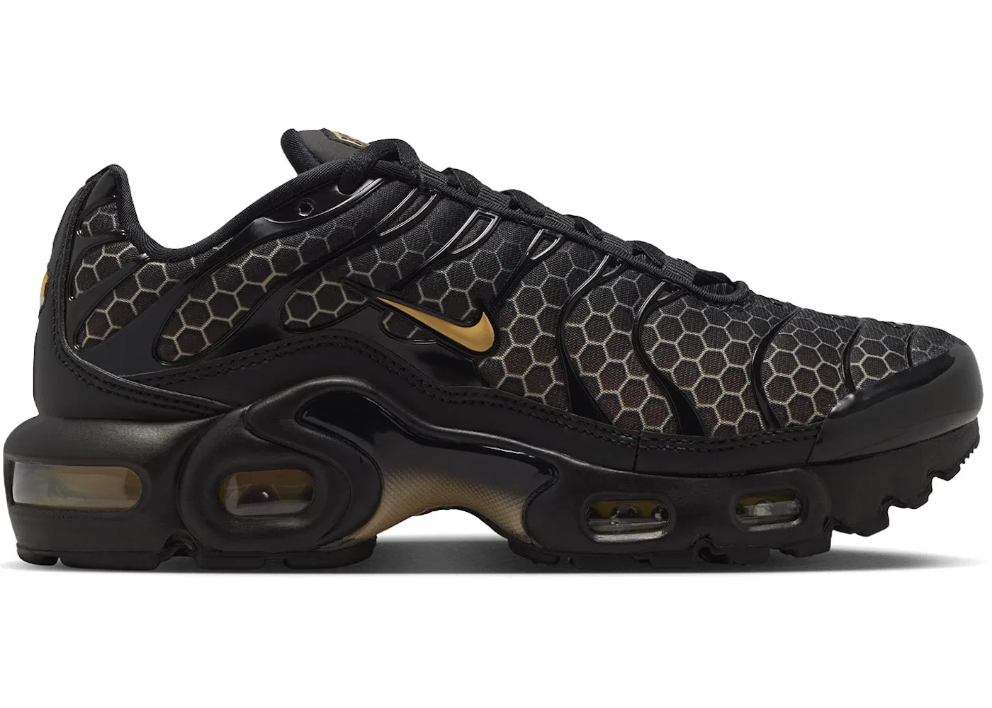 Детские кроссовки Lifestyle Nike Air Max Plus, Black/Chalk/Baroque Brown/Linen