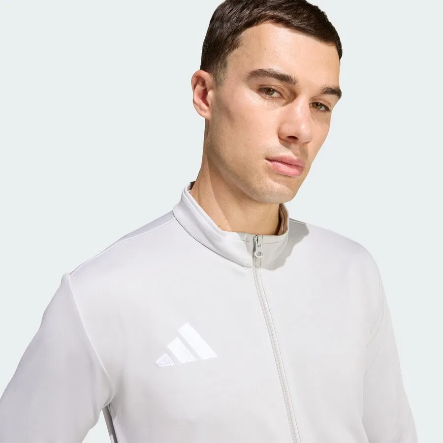 Тренировочная куртка ADIDAS PERFORMANCE 'Entrada26' светло-серого цвета — фото 3