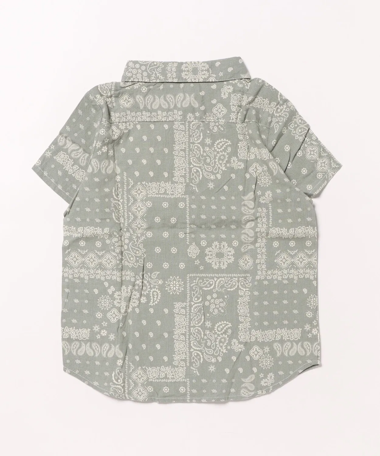 Детская рубашка с коротким рукавом с принтом Laurel Bandana Rylee + Cru, Green — фото 2