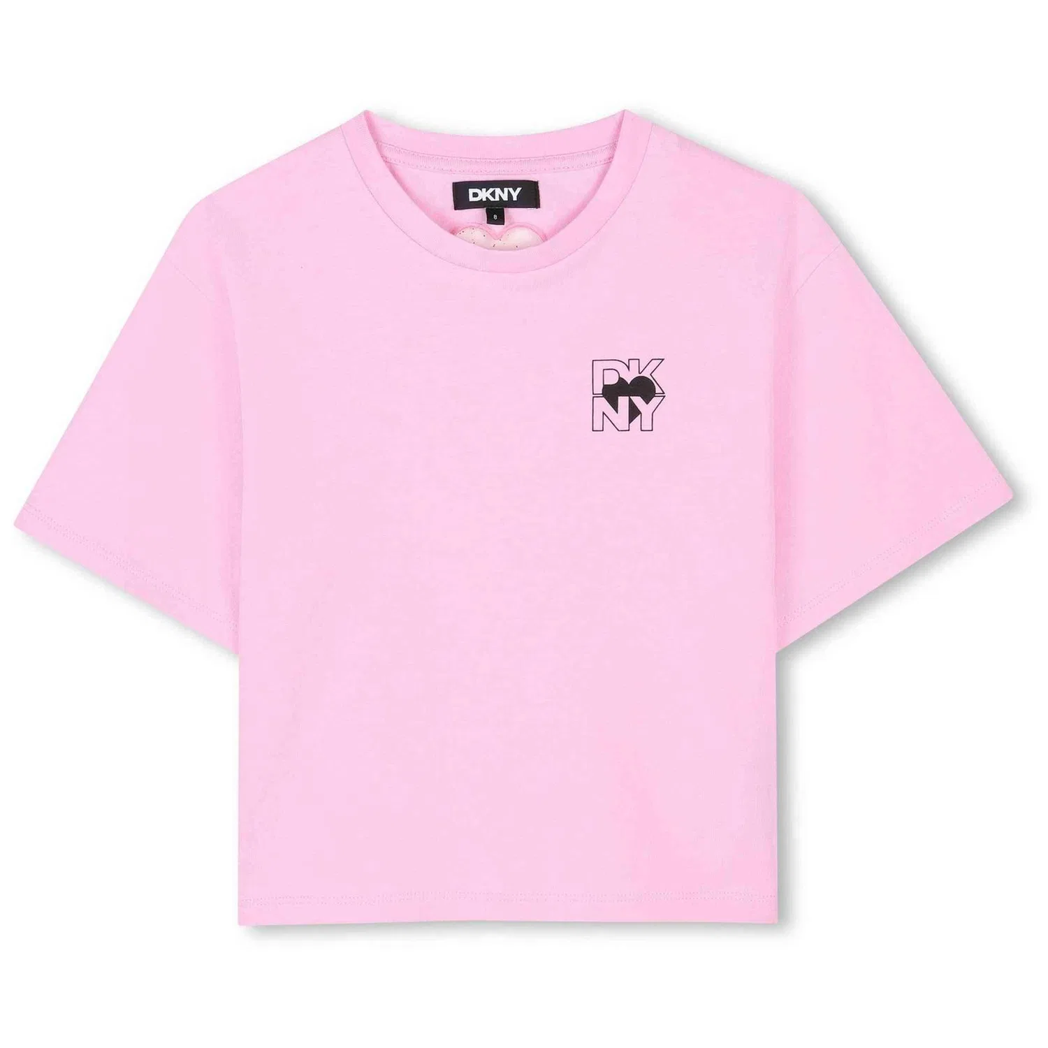 Детская футболка с коротким рукавом Dkny Modell D62311_47E, Rosa