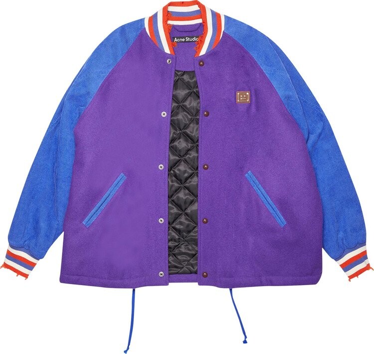 

Куртка Acne Studios Bomber Jacket 'Purple/Sapphire Blue', фиолетовый