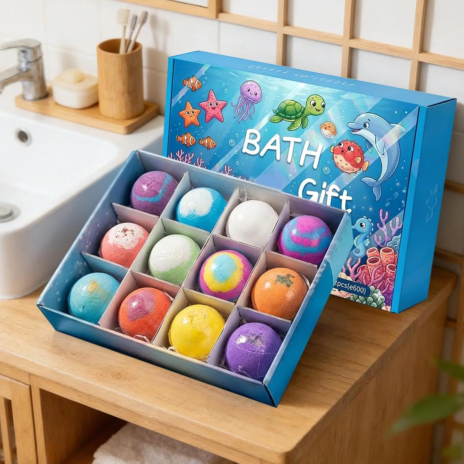 Набор бомбочек для ванны с игрушками, 12 шт, gifyym — фото 3