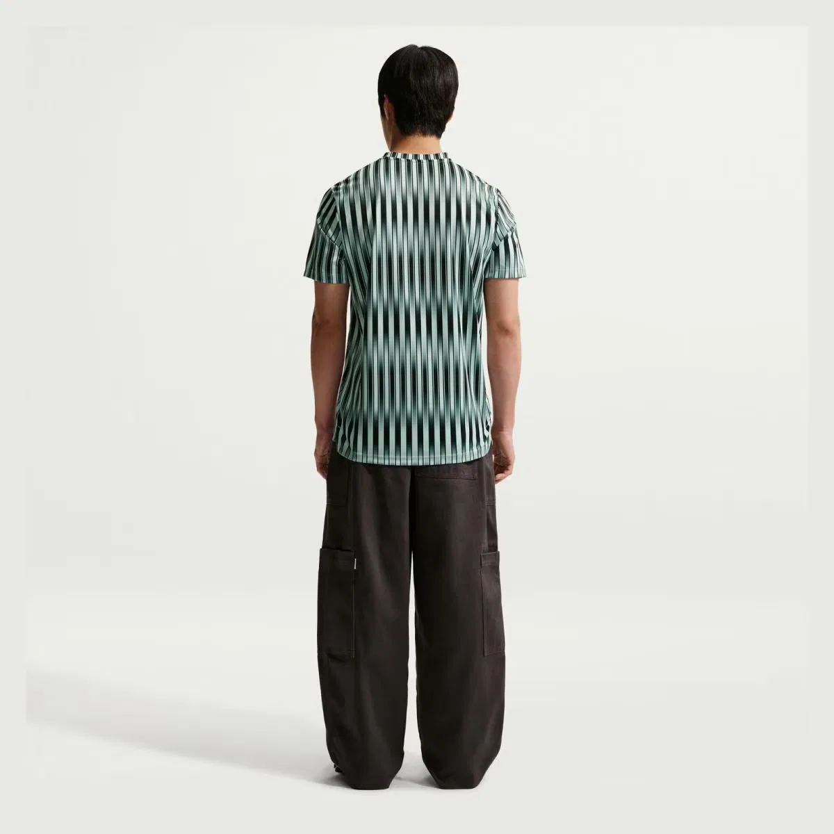 Мужская футболка, Sportswear Cs Run Tee Aop, Nike, зеленый — фото 4