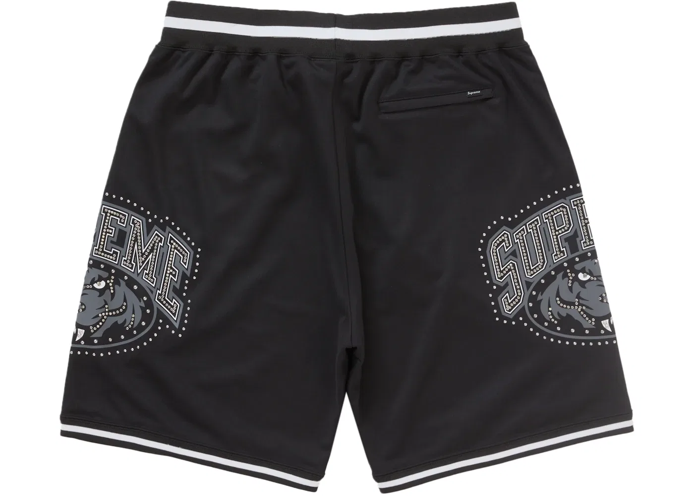 Мужские шорты с металлическими шипами Supreme Short, Black — фото 2