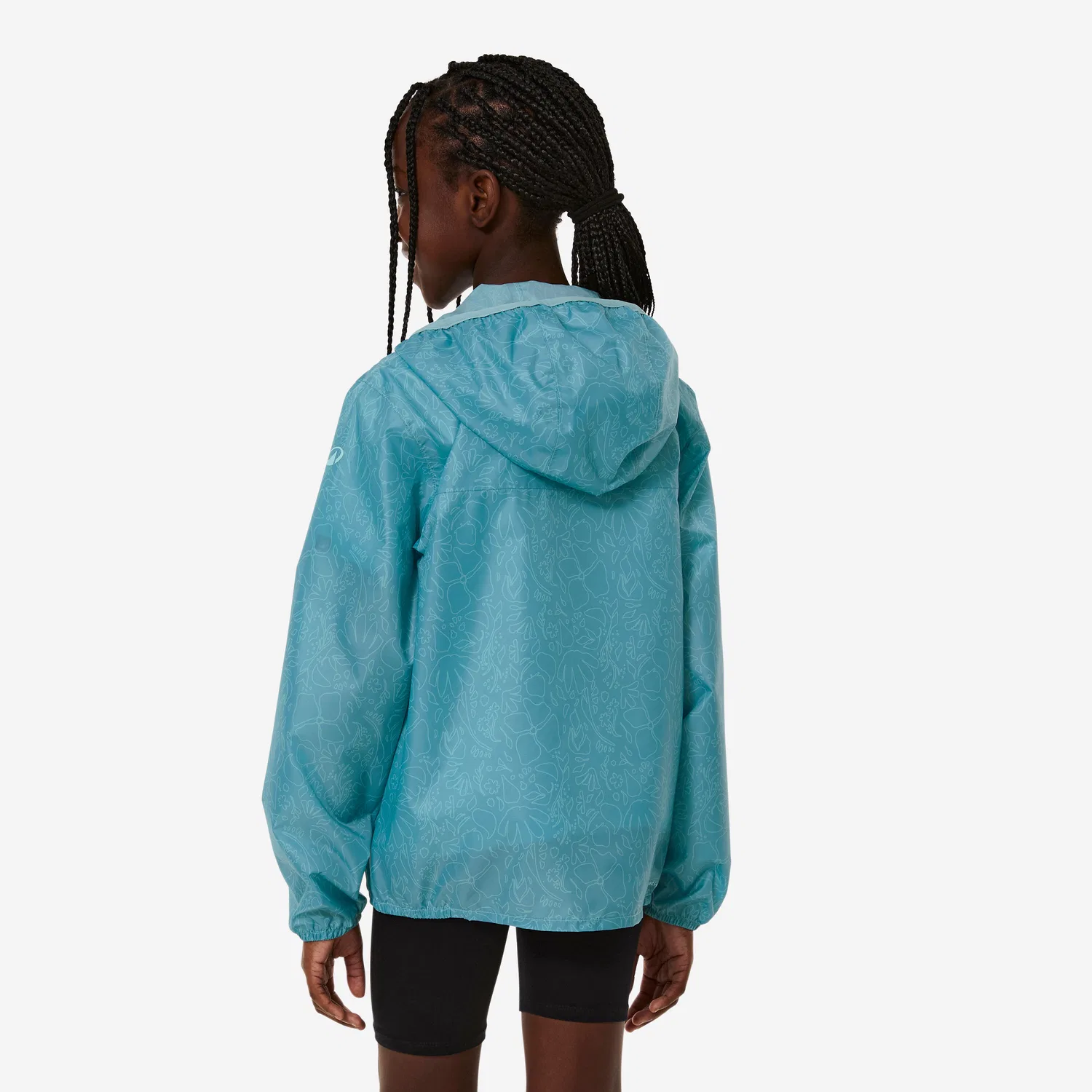 Детская ветровка с капюшоном MH100 Zip Quechua, Blau — фото 4