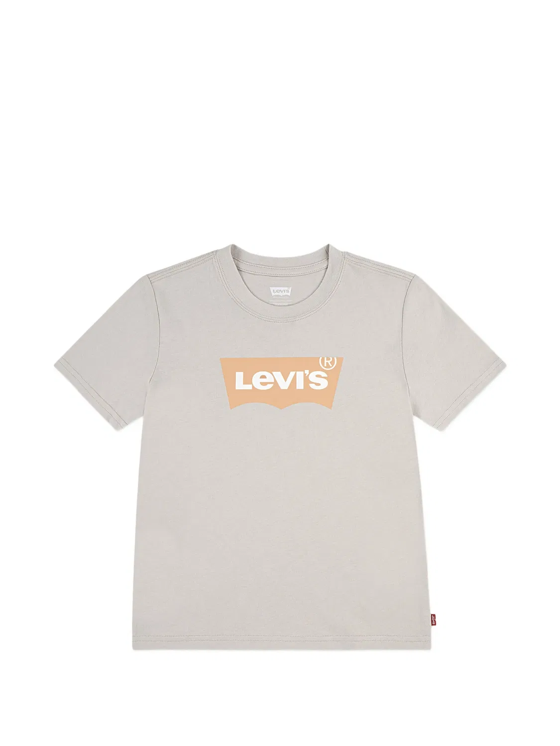 Футболка с логотипом Levi'S Kids, нейтральные цвета