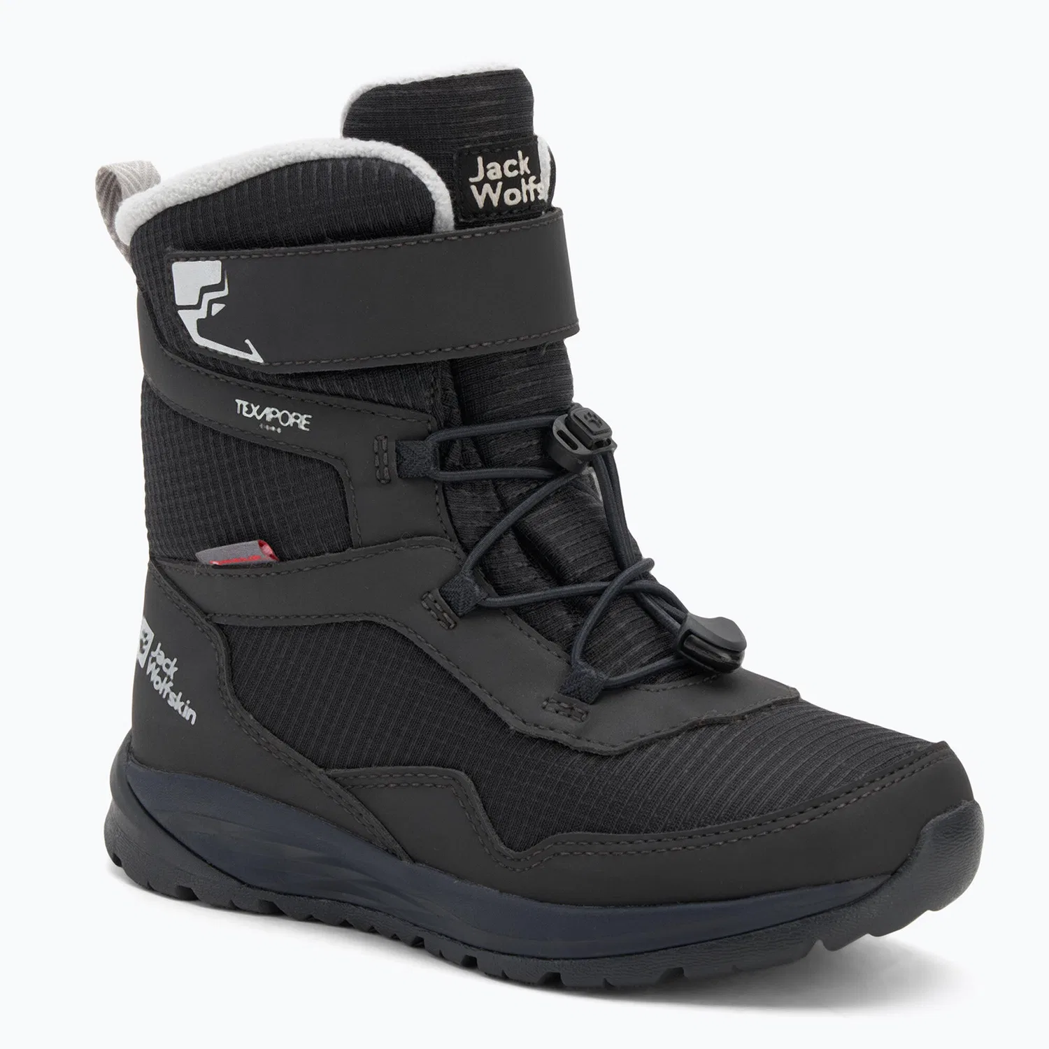 Детские ботинки с мембраной Jack Wolfskin Polar Bear-B Texapore High Vc, Schwarz