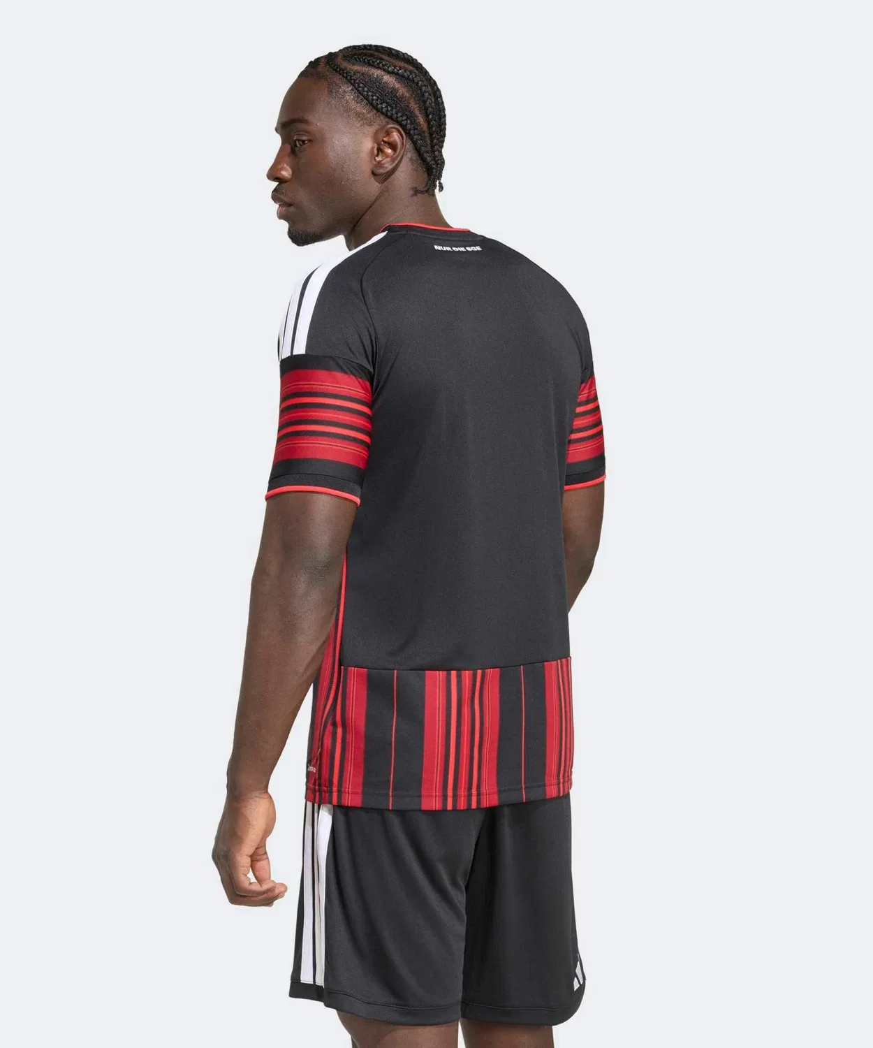 Мужская футболка с принтом Eintracht Frankfurt 26/27 Home Uniform Adidas, Red — фото 2