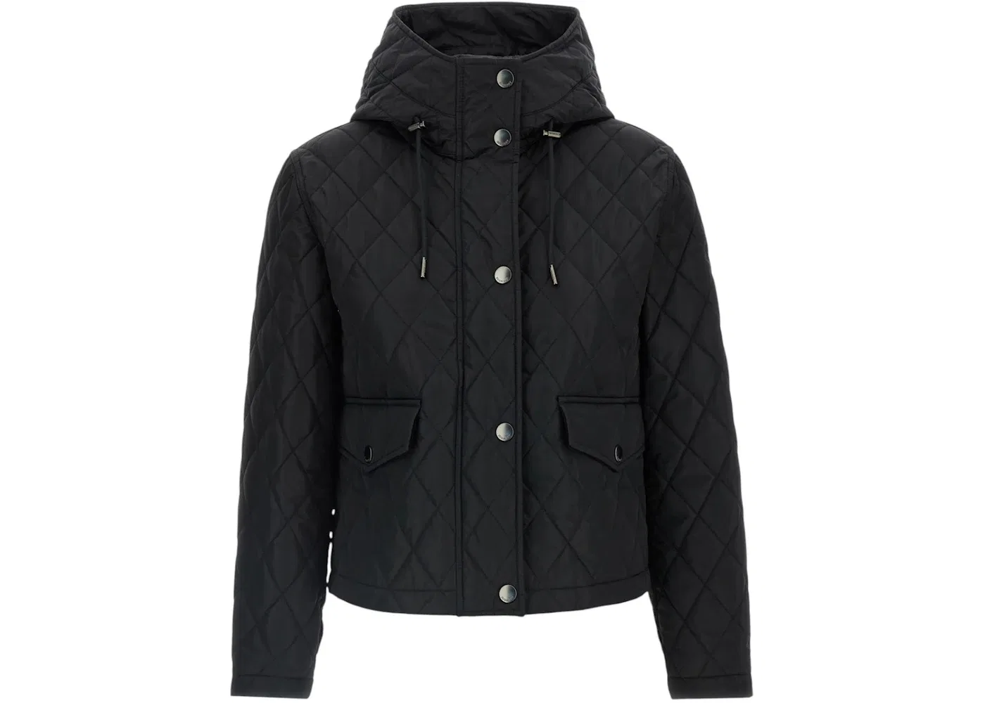 Женская куртка из нейлона с капюшоном Black Burberry, Black