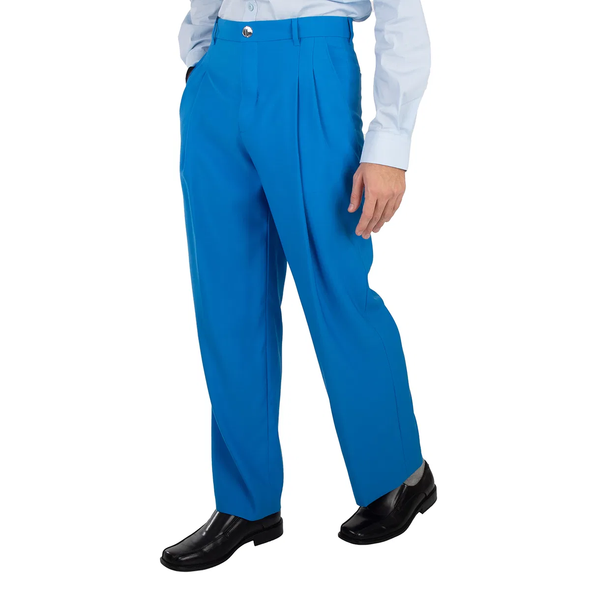 Брюки классические шерстяные Burberry, Vivid Blue — фото 3
