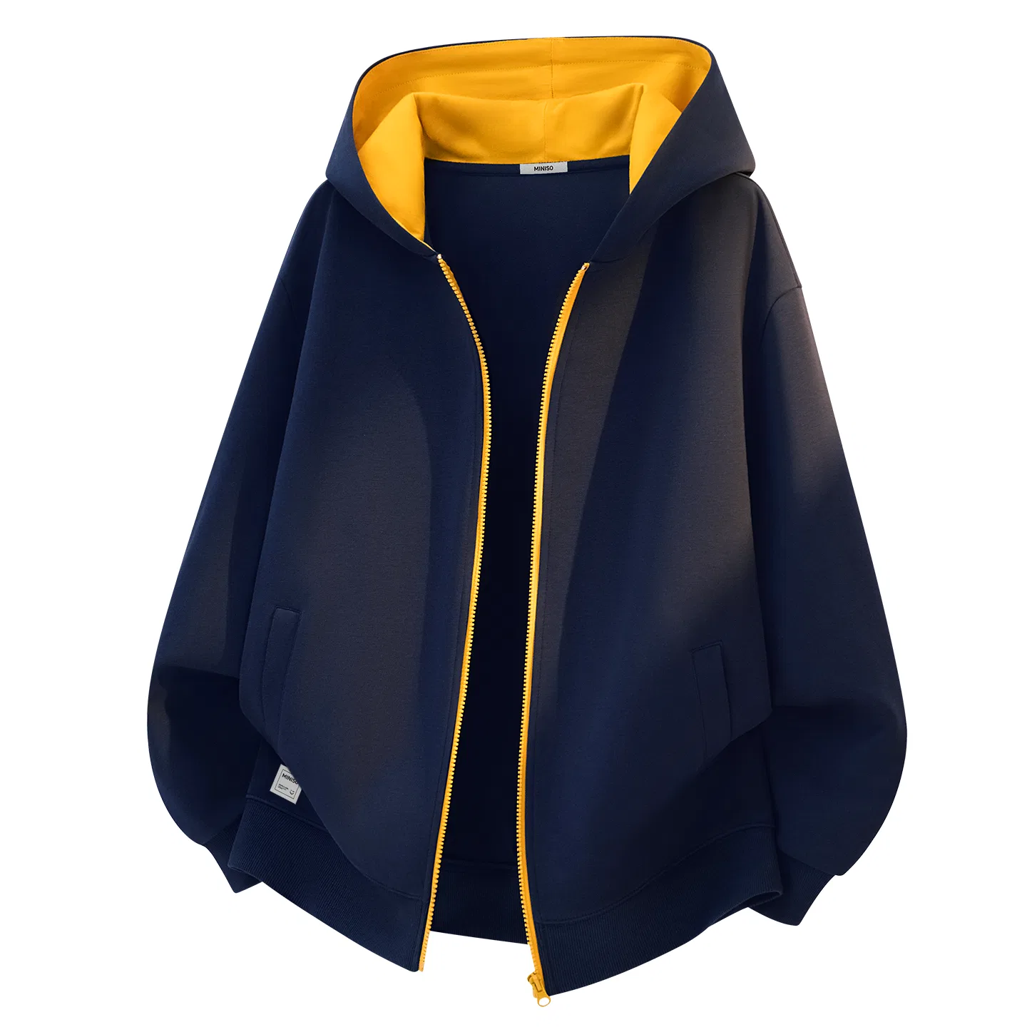 Детский свитшот с цветовым блоком MINISO, Navy Blue