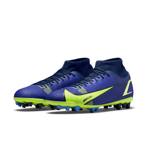 Кроссовки mercurial superfly 8 academy ag искусственная трава Nike, синий — фото 4