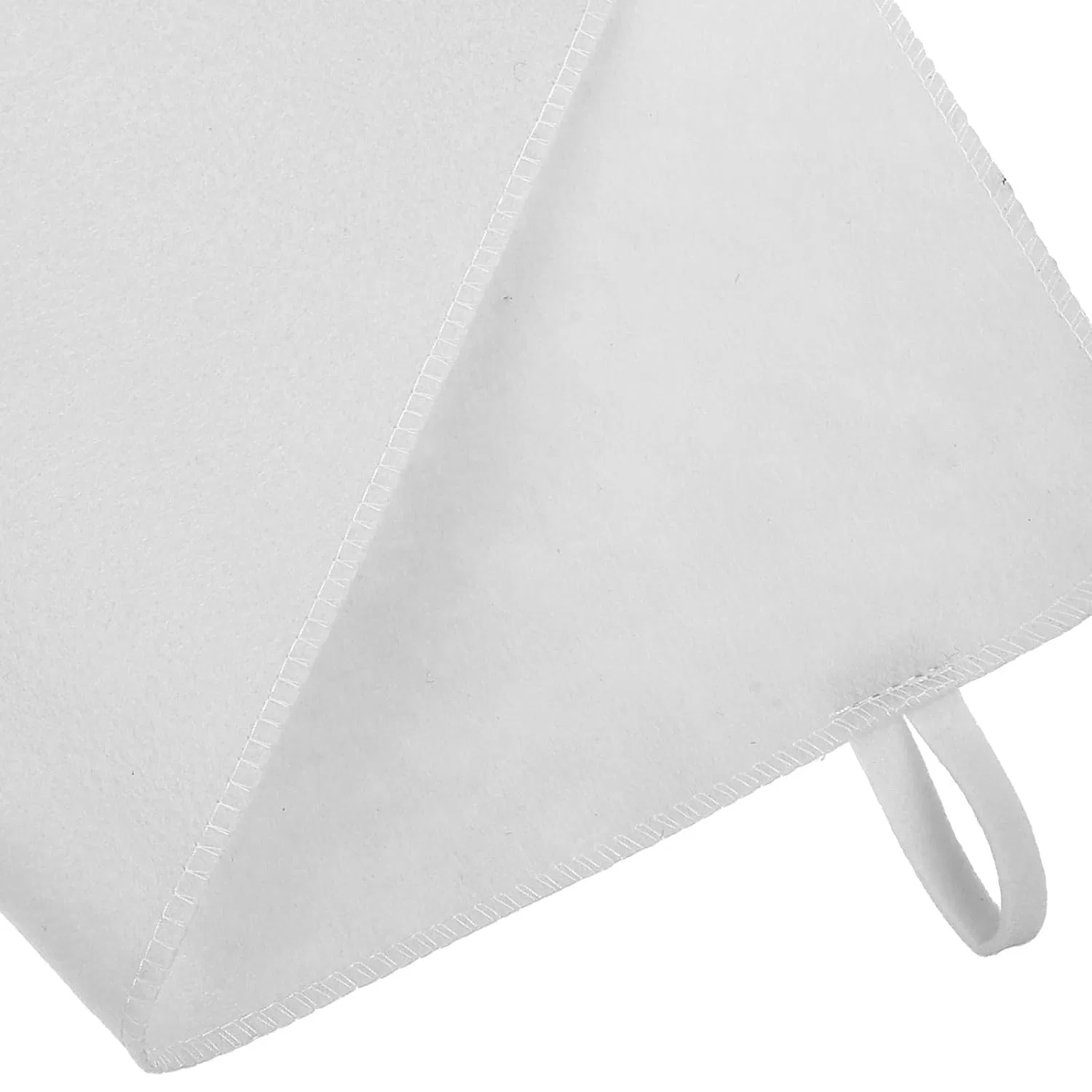 Набор шапок для сауны PACKOVE, 1 шапка + 1 подкладка, White — фото 4
