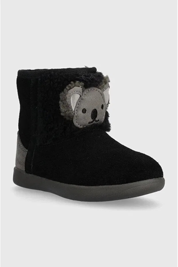 Детские ботинки для девочек без каблука Ugg, Black