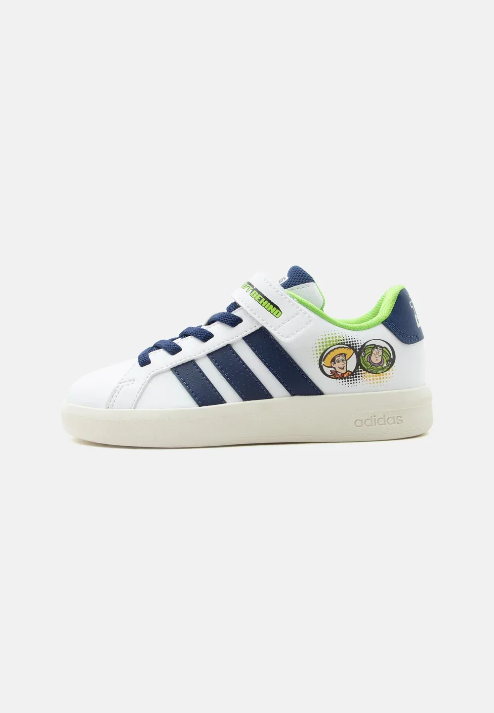 Кроссовки Grand Court из мультфильма «История игрушек» (унисекс) Adidas Performance, Footwear White/Dark Blue/Off White