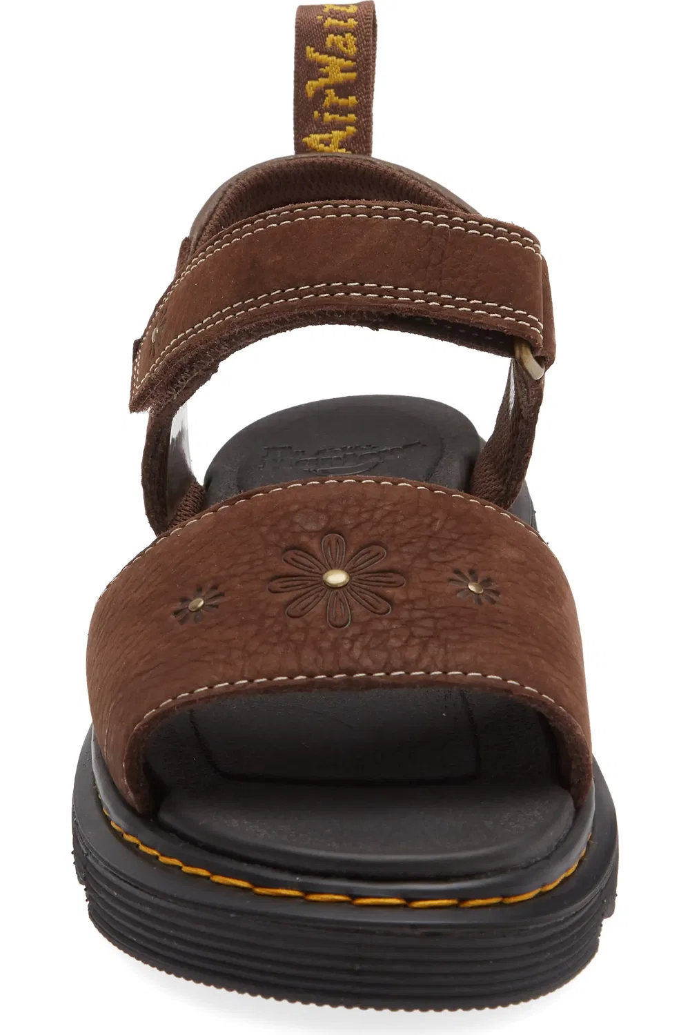 Детские сандалии Dr. Martens Marlowe II, с цветочным принтом, коричневый — фото 4