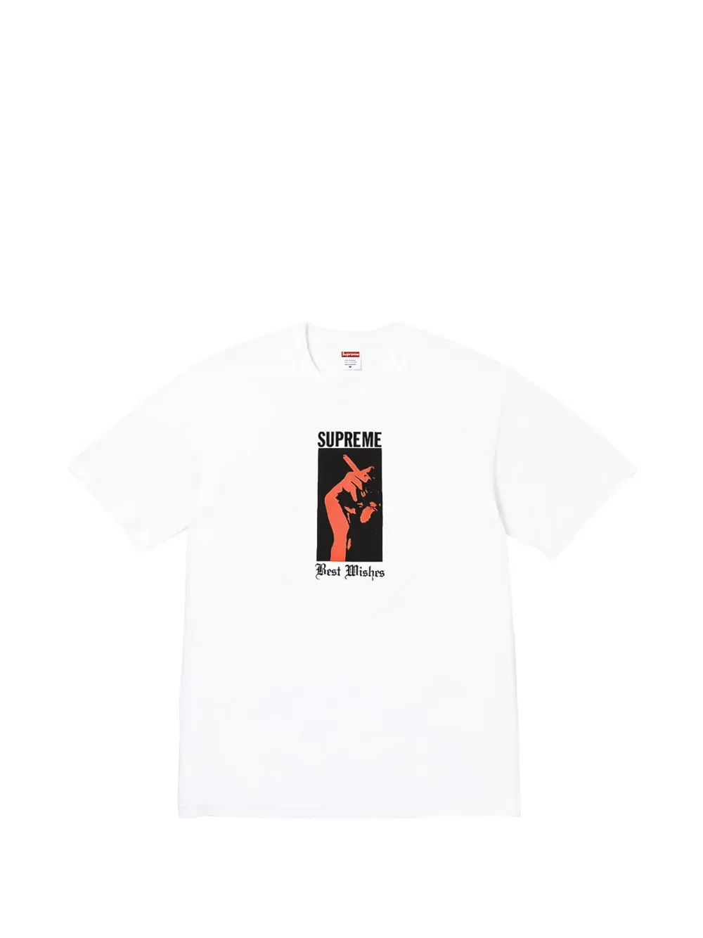 Футболка с принтом Wish Supreme, белый