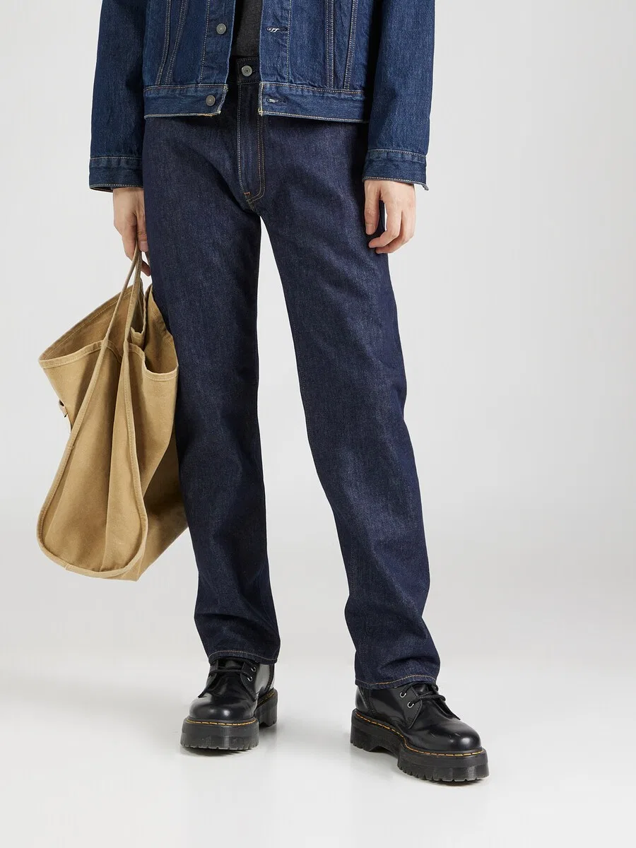Джинсы LEVI'S Regular темно-синего цвета — фото 3