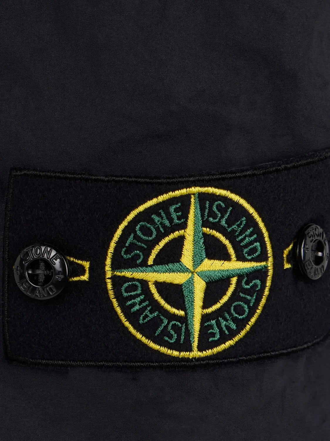 Шорты карго с нашивкой, синие Stone Island, синий — фото 2