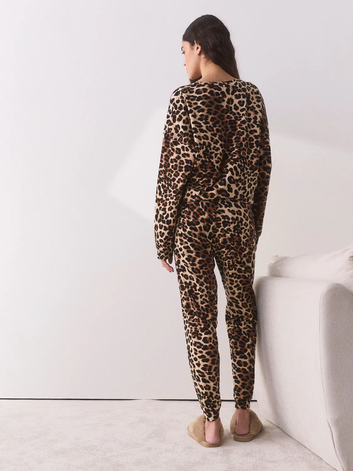 Пижама женская с принтом леопард Next, Leopard Print — фото 2