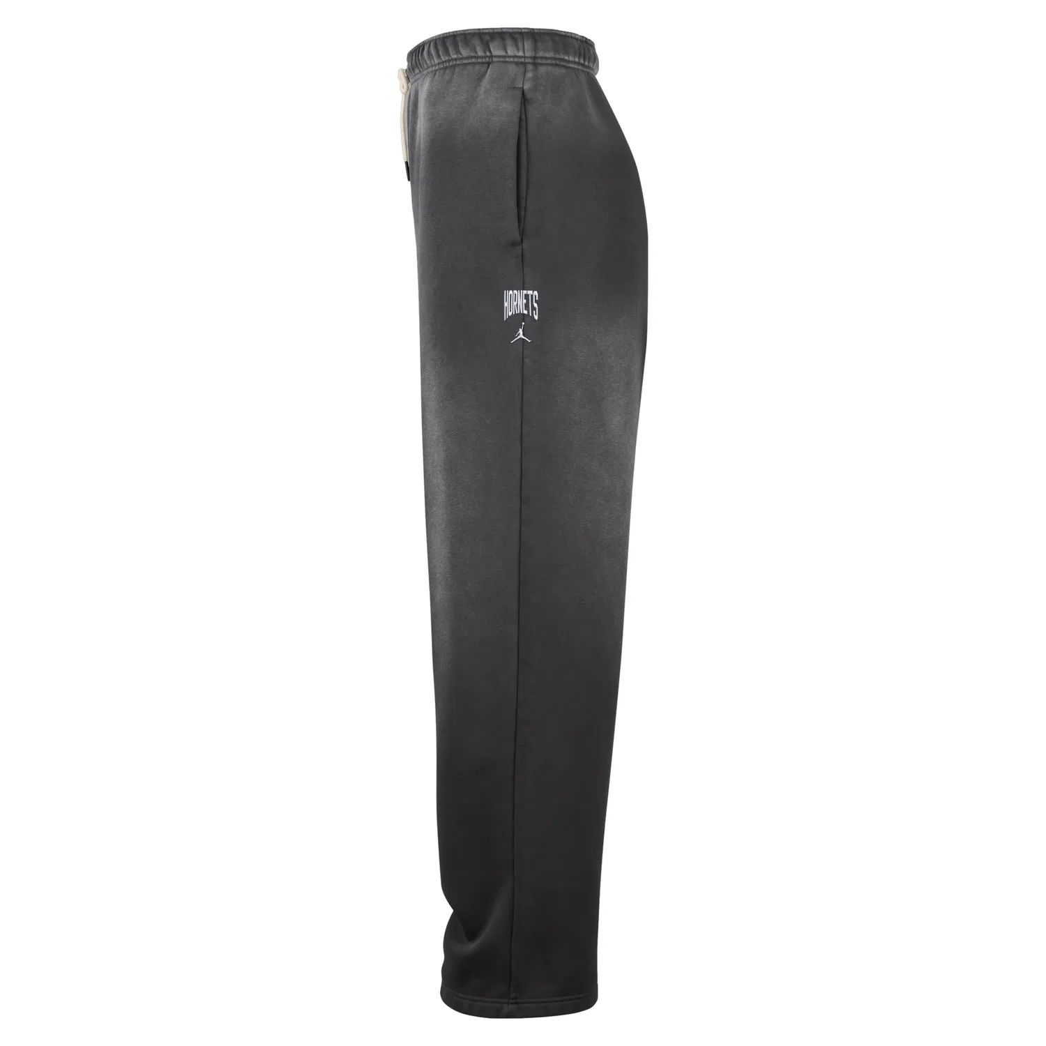 Мужские брюки для баскетбола Charlotte Hornets Standard Issue Fleece Therma-FIT Pants 'Dark Charcoal White' Nike, Dark Charcoal/White — фото 2