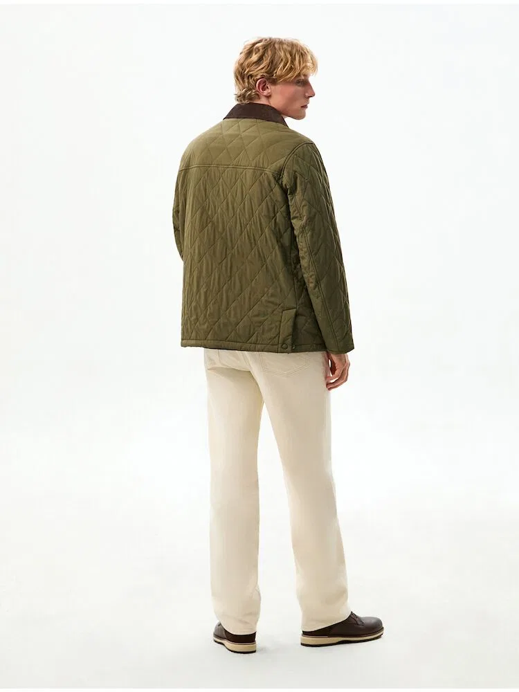 Куртка Diamond Quilted TOMMY HILFIGER, Khaki — фото 3
