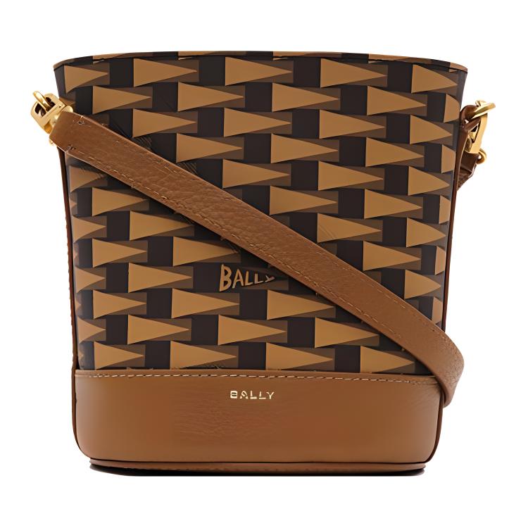 

TPU Ведро Сумка через плечо, Женская Сумка на Плечо BALLY в Нескольких Оттенках Коричневого