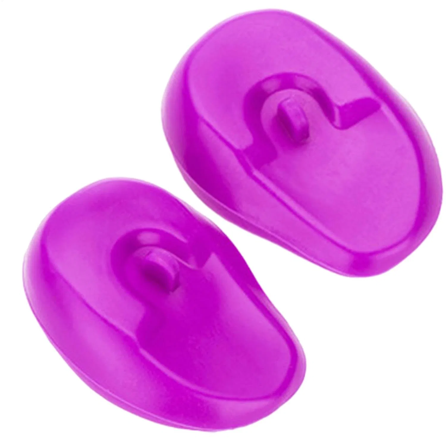 Наушники для душа, силиконовые, yakermur, 2 шт, 8x5.5 см, Purple