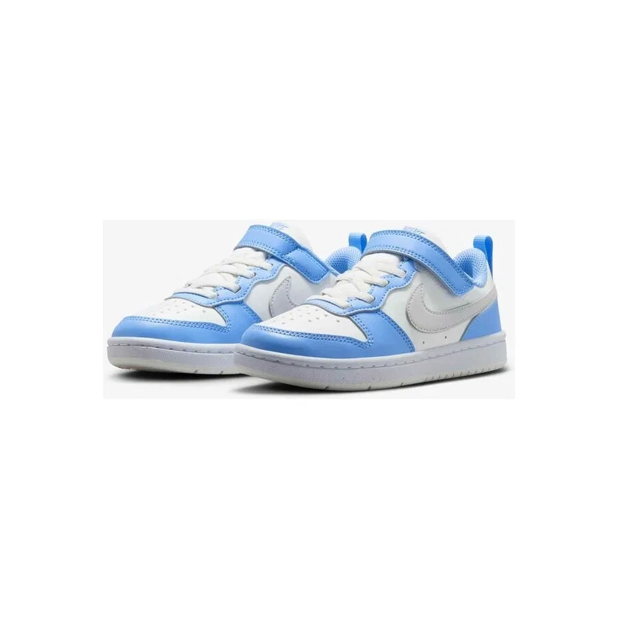 Кроссовки повседневные с дышащим верхом Nike Court Borough Low Recraft, Бело-синий