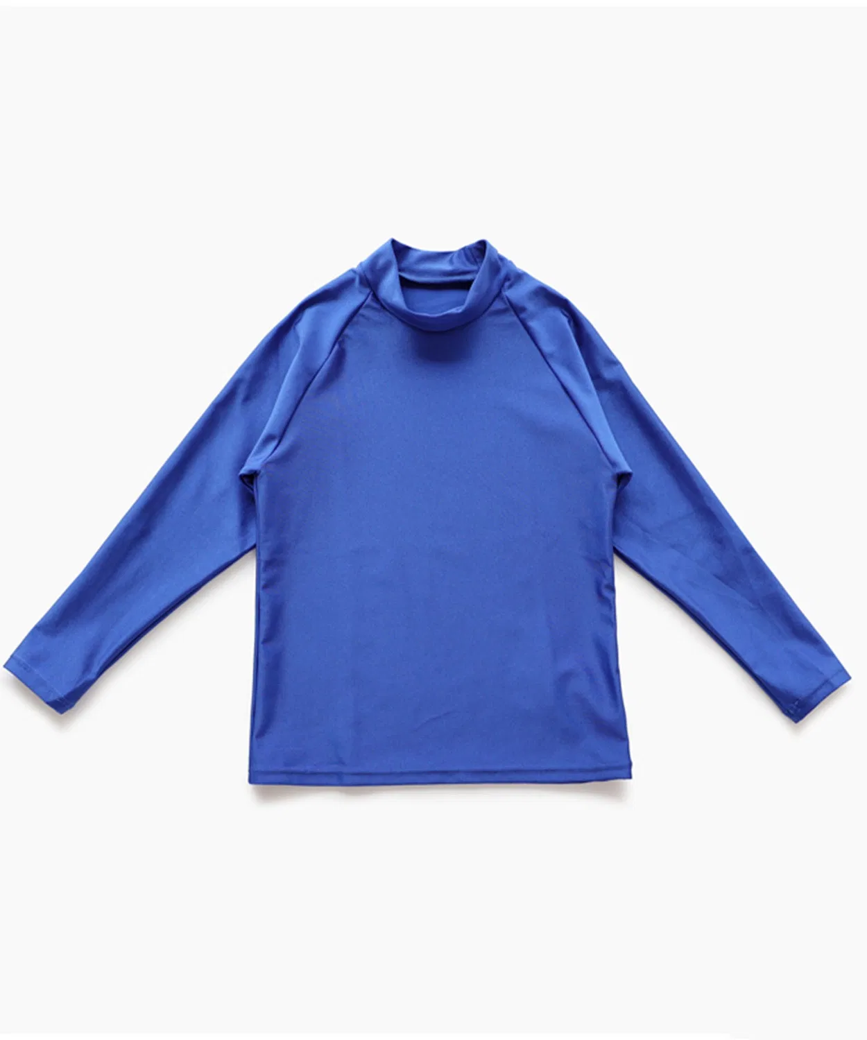Детский рашгард с высоким воротником и длинным рукавом Lace Ladies, Blue