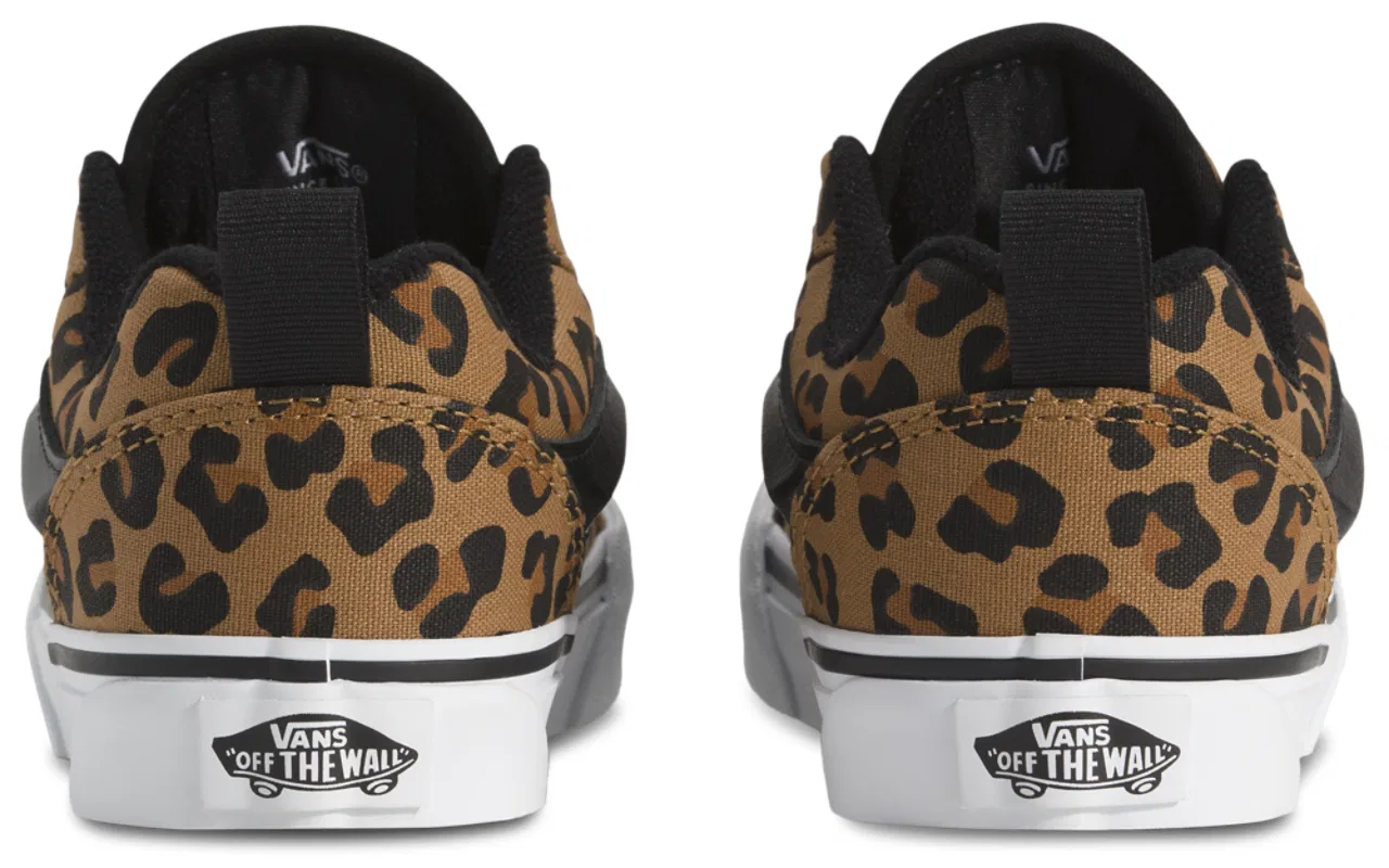 Детские кеды Knu Skool Leopard Vans, коричневый/черный — фото 3