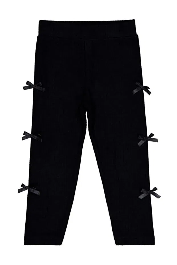 Детские леггинсы для девочек с принтом Bowknot tights Civil Girls, Black